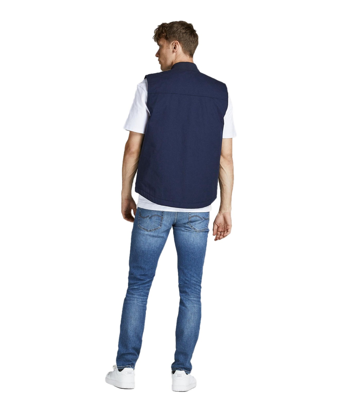 Herren Jeans Liam von Jack & Jones in Blue Denim
