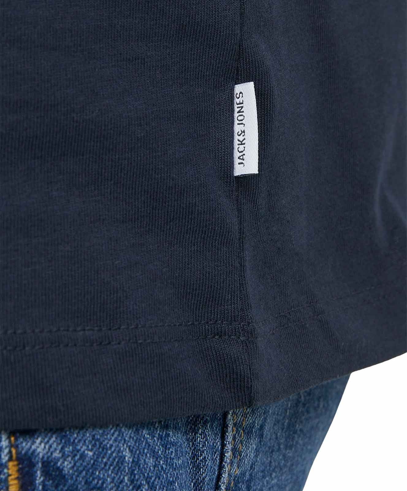 Herren Shirt Organic Basic Tee von Jack & Jones in Navy Blazer