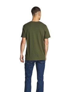 Jack & Jones T-Shirt aus Bio-Baumwolle in Olive