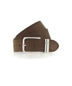 Mustang Gürtel aus Echtleder in braun mit Metallschlaufe