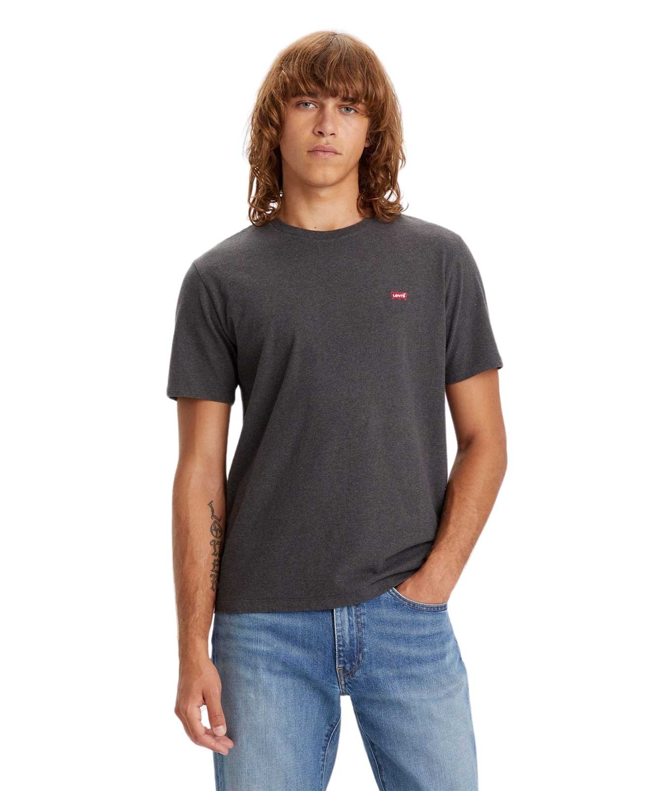 Herren Shirt Original Tee  von Levis in Dark Charcoal