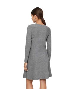 Damen Kleid Nancy von Vero Moda in Medium Grey Melange 