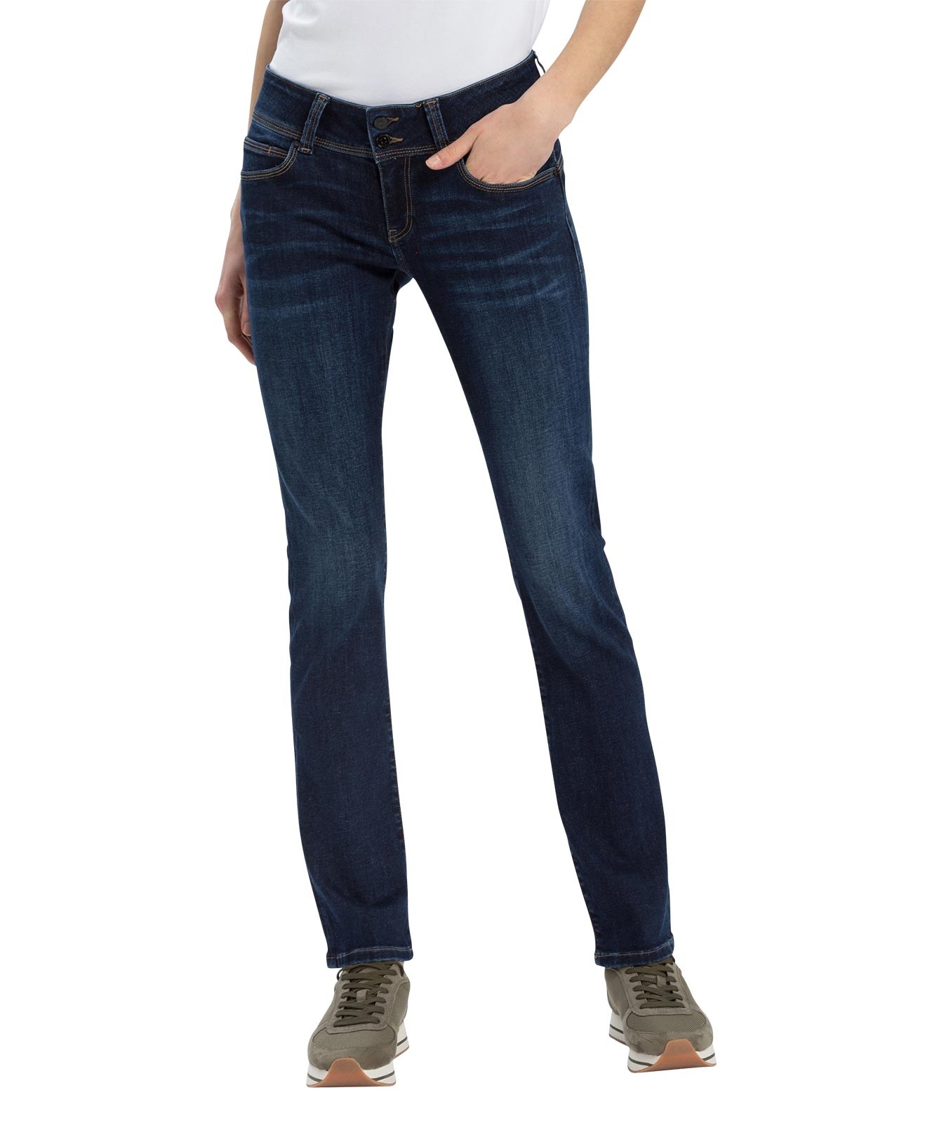 Damen Jeans Loie von Cross in Dark Blue