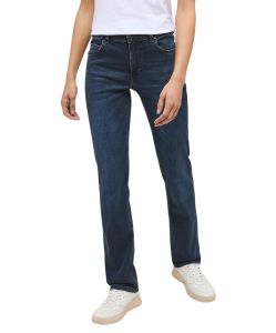 Mustang Crosby Relaxed Straight Jeans in Blauschwarz