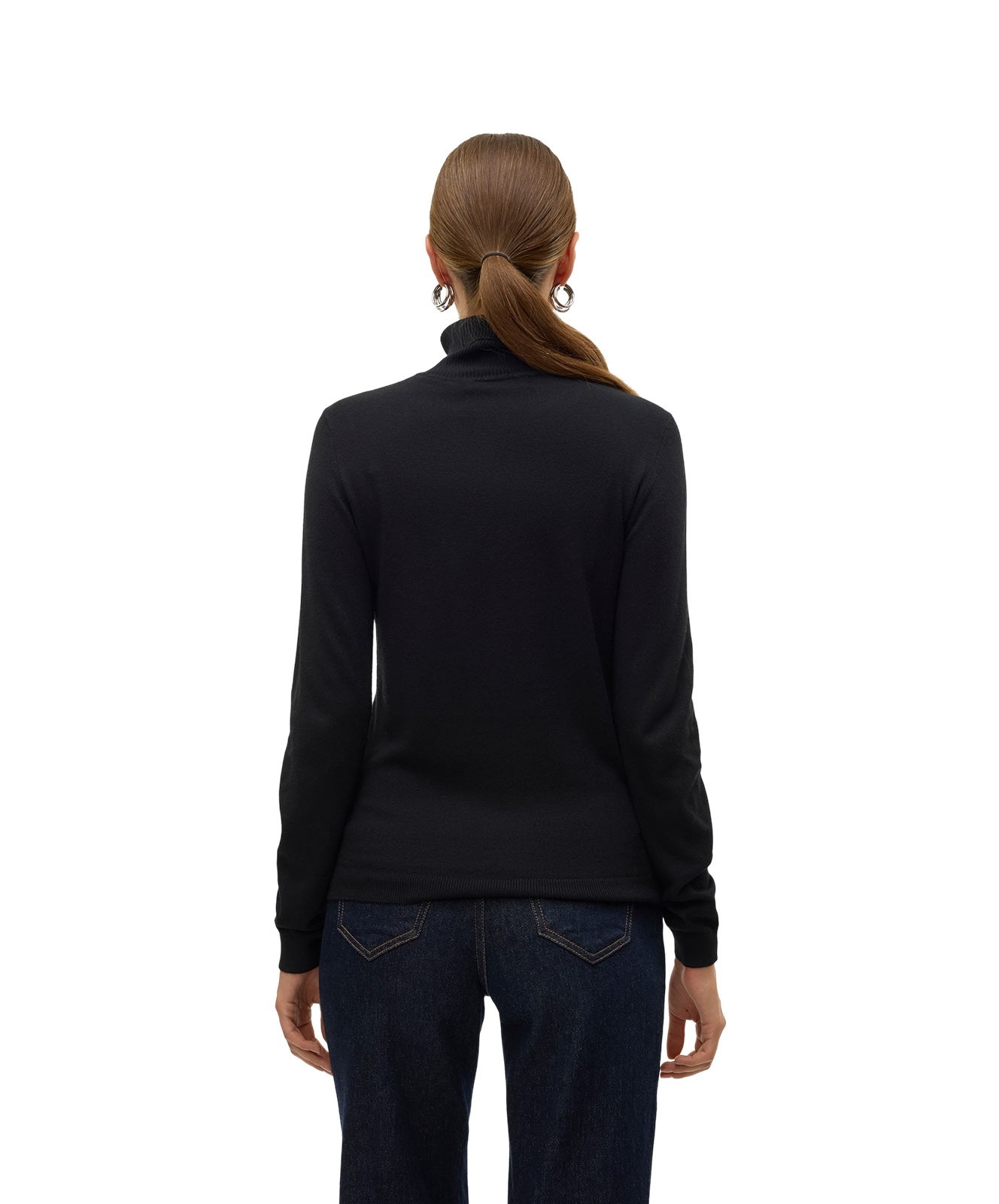 Damen Pullover Iris Rollneck von Vero Moda in Black