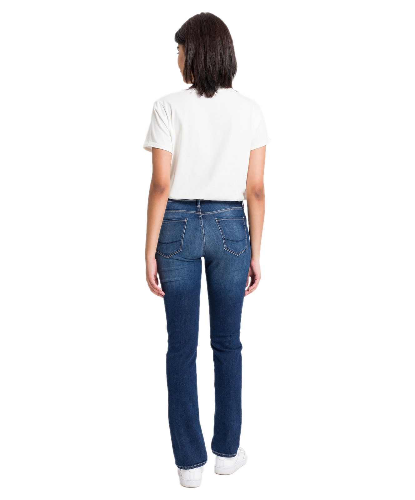 Damen Jeans Rose von Cross in Deep Blue Used