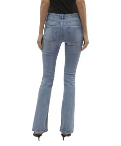Vero Moda Flash Jeans Flared in Hellblau