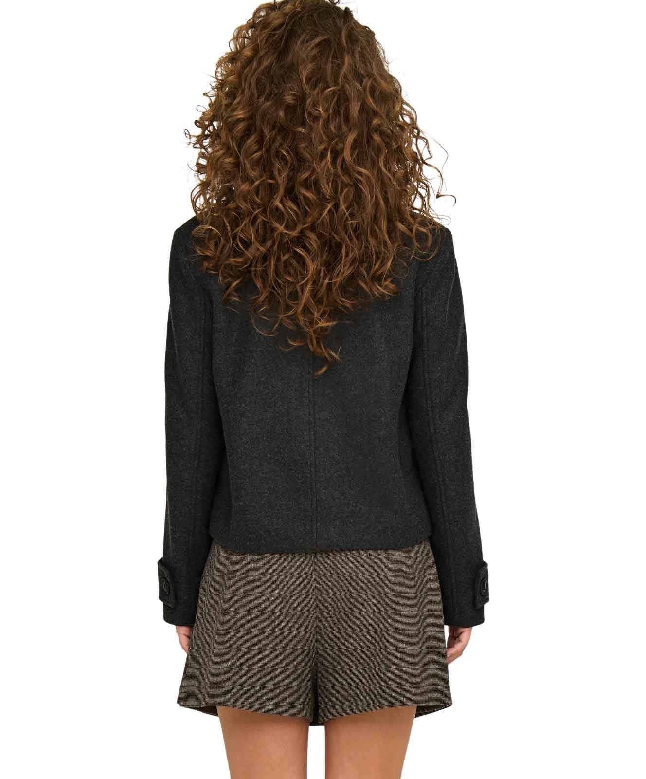 Damen Jacke Freja von Only in Dark Grey Melange