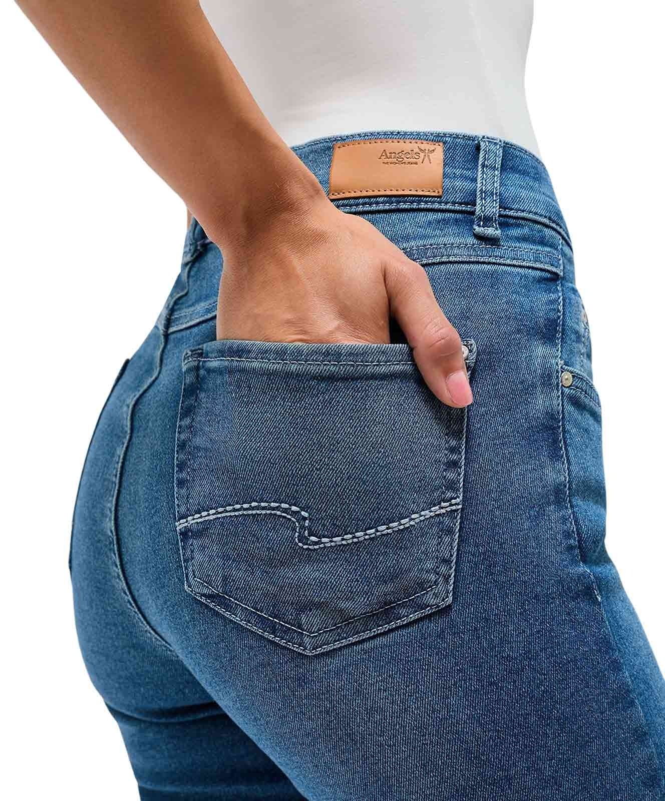 Damen Jeans Cici von Angels in Mid Blue Used