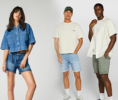 Kurze Jeans aus Denim entdecken